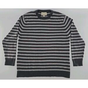 Vtg High Sierra Sweater Mens M Cotton Knit Pullover Heavyweight‎ Y2K Striped
